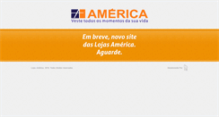 Desktop Screenshot of lojasamerica.com.br
